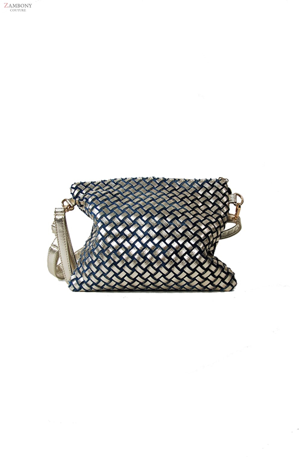 Denim Diamante Purse - shopzambony