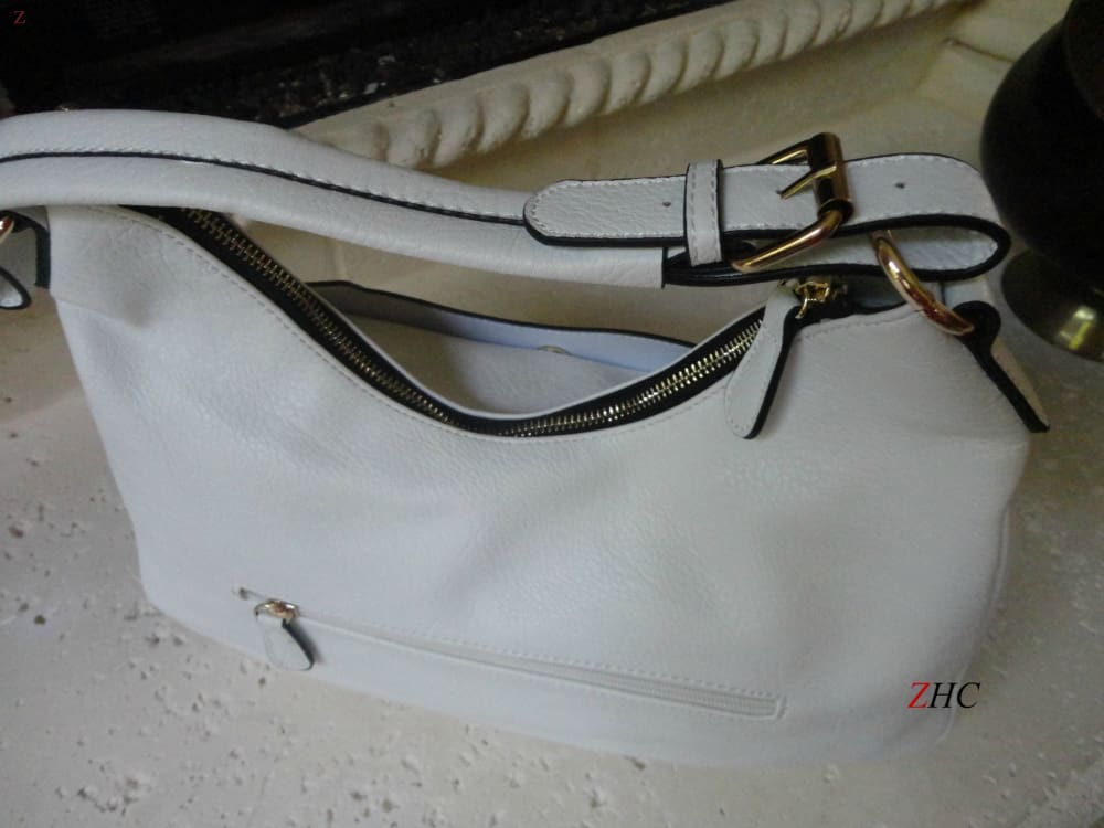 White Dahlia with Fashion Zipper - shopzambony