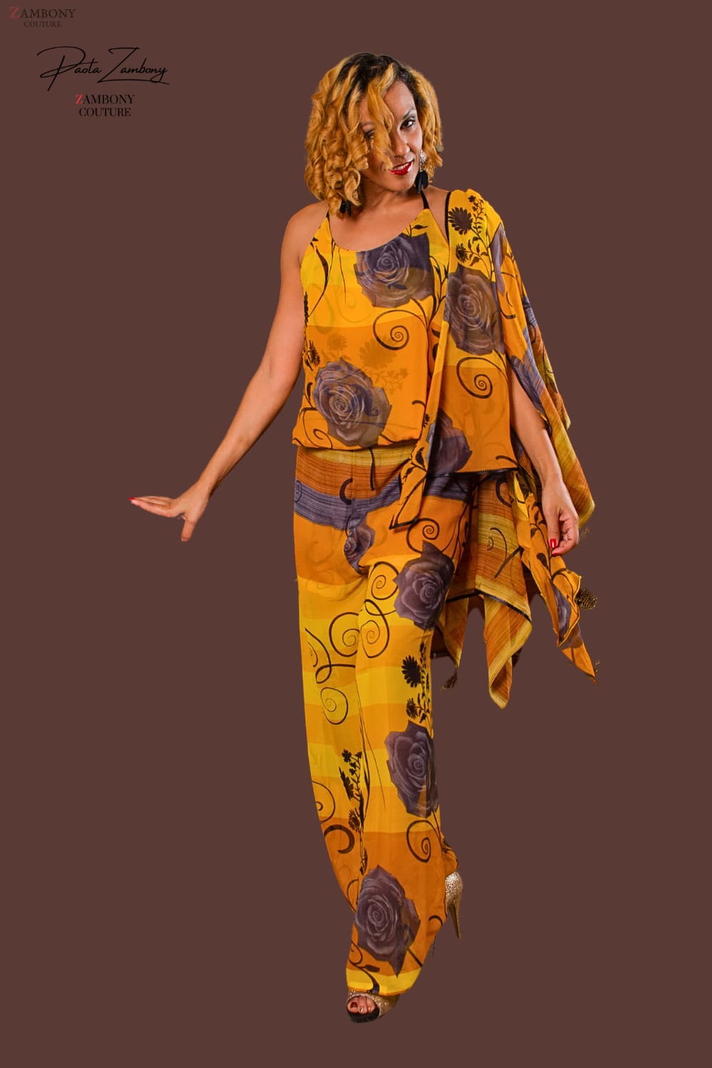 Desert Rose Pantsuit - Pant Suit Palazzo pants